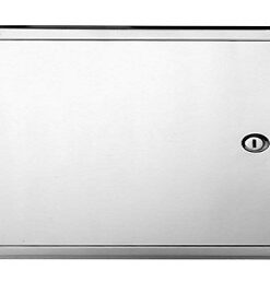 DELTA - TAPA LLAVE DE PASO A. INOX. 40 X 40