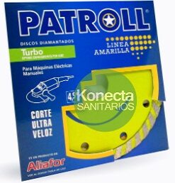 PATROL - DISCO DIAMANTADO 41/2" TURBO FINO