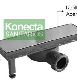 IDEAL - DESAGUE LINEAL 30 CM ABS Y REJILLA A INOX