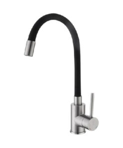 TAURO - MONOCOMANDO MIKEL COCINA PICO FLEXI. BLACK