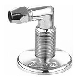 DELTA - CONEXION CURVA 1/2" X 3/8" CROMO x2