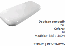 FERRUM REPUESTO - TAPA BLANCO P/ DEPOSITO NIZA