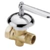 FV - LLAVE DE PASO GAS CON CAMPANA - 1/2" BRONCE