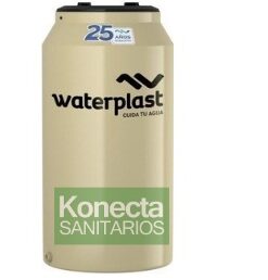 WATERPLAST - TANQUE TRICAPA GRIS 500 LTS (ALTO)