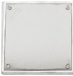 DELTA - TAPA ACERO INOX. 15 X 15 MARCO COMUN REFORZADA