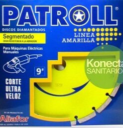 PATROL - DISCO AMARILLO STD 9" SEGMENTADO