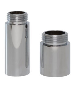 VALFORTE - PROLONGACION CROMADA 1/2" X 3/4" (19 MM)