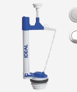 IDEAL - DESCARGA UNIVERSAL FLAPPER BOTON CROMADO