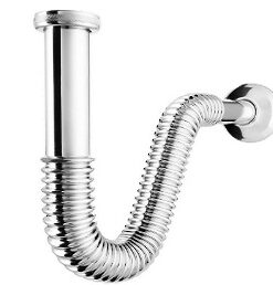 LATYNFLEX - DESCARGA CROMADA FLEX 11/4 X 50 CM