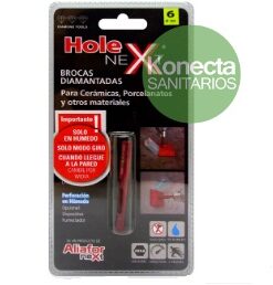 ALIAFOR - BROCA DIAMANTADA 6 MM C/HUMECTADOR