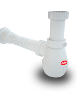 DUKE - SIFON CON VASO + FLEXIBLE EXTEN 50 MM 1 VIA