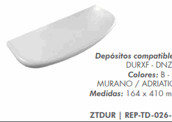 FERRUM REPUESTO - TAPA DEPOSITO MURANO ZTDUR