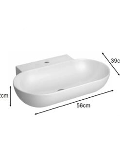 PRINGLES - BACHA DE APOYO OVALADA 1 AG 560X390X120