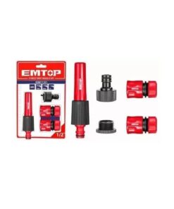 EMTOP - SET 5 PZS RIEGO Y ACOPLE 1/2"
