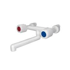 EGOPLAST - MEZCLADORA PARED PICO RECTO FIJO GF08