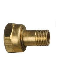 DELTA - MEDIA UNION 1/2" X 3/8" BRONCE