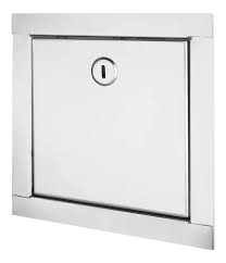 DELTA - TAPA LLAVE DE PASO A. INOX. 15 X 15
