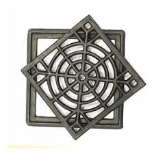 DELTA - REJA HIERRO FUNDIDO 10 X 50 CON MARCO REFORZADA