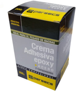 PARSECS - CREMA EPOXI ACERO 200 Gr.