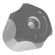 PEISA REPUESTO - PERILLA 0°P/REGUL BLAN RAL 9010