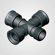 IRRITEC - ACOPLE RAPIDO CRUZ M/H/H/H 1" X 1" (POM)