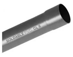 TIGRE SOLDABLE - CAÑO CL 6 - 90 - 2.7 MM X 6 MT