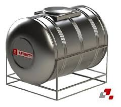 AFFINITY - TANQUE ACERO INOX. HORIZONTAL C/BA 3000 LTS.