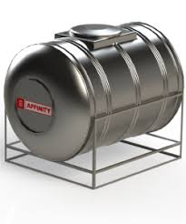 AFFINITY - TANQUE ACERO INOX. HORIZONTAL C/BA 2500 LTS.