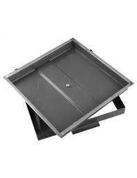 TAPA CAMARA - CHAPA REFORZ. 30 X 30 VISTA ACERO