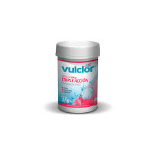 VULCANO - CLORO PASTILLAS 200GR TRIPLE ACCION 1 KG