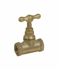 FV - LLAVE DE PASO BASE C CERAMICO - 3/4" BRONCE