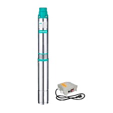 SHIMGE - BOMBA SUMERGIBLE 4" 1.5 HP CON TABLERO