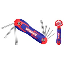 EMTOP - JUEGO DE LLAVES PLEGABLES TORK 8 PIEZAS